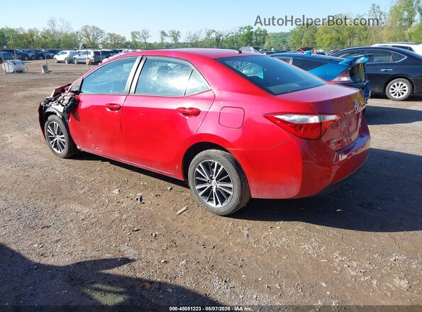 2T1BURHE1GC672375 2016 TOYOTA LL Red Հետևի ձախ