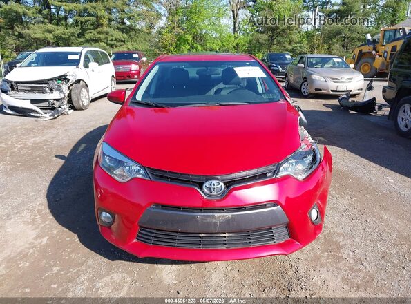 2T1BURHE1GC672375 2016 TOYOTA LL Red Սալոնի հետևի տեսք