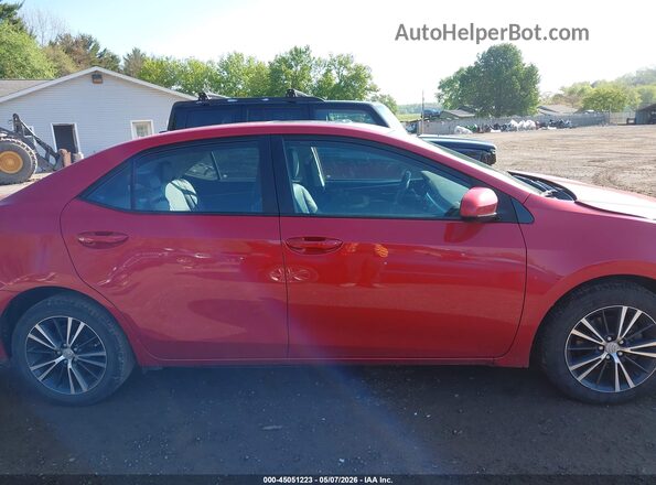 2T1BURHE1GC672375 2016 TOYOTA LL Red Սալոնի 360 աստիճան տեսք