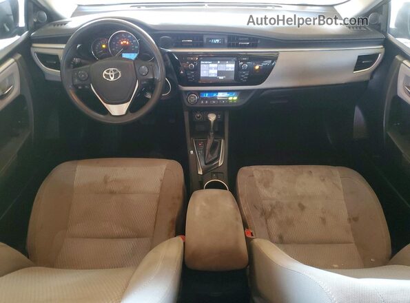 2T1BURHE1GC681268 2016 TOYOTA COROLLA Gray 