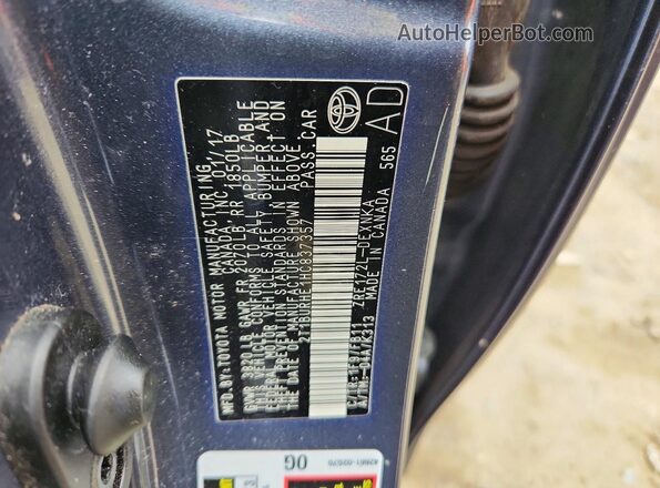 2T1BURHE1HC837357 2017 TOYOTA COROLLA Gray 