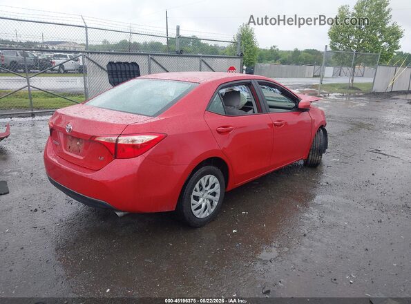 2T1BURHE1HC854658 2017 TOYOTA COROLLA Red Trasero derecho