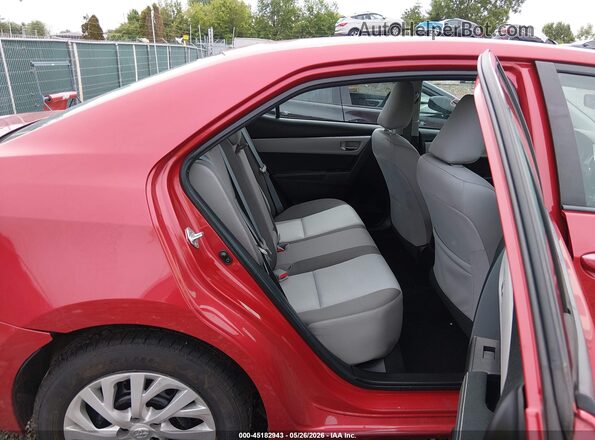 2T1BURHE1JC015373 2018 TOYOTA COROLLA Red 