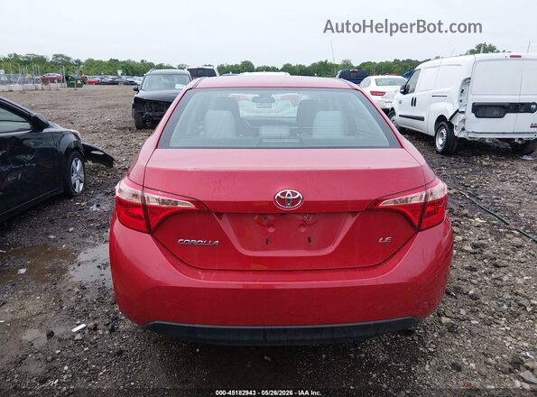 2T1BURHE1JC015373 2018 TOYOTA COROLLA Red 