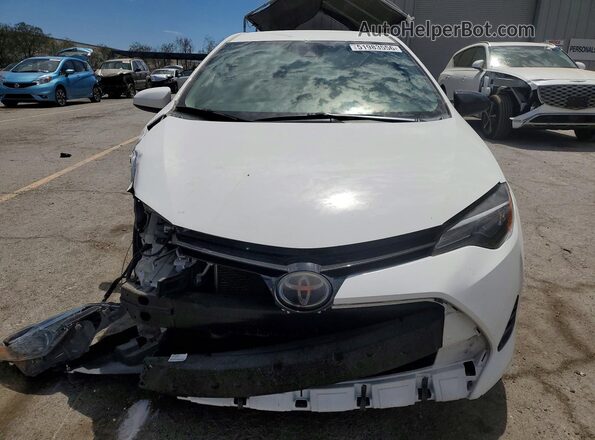 2T1BURHE1JC063424 2018 TOYOTA COROLLA White Вид спереду
