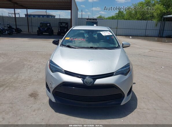 2T1BURHE1JC067750 2018 TOYOTA LL Серебряный Вид щитка приборов