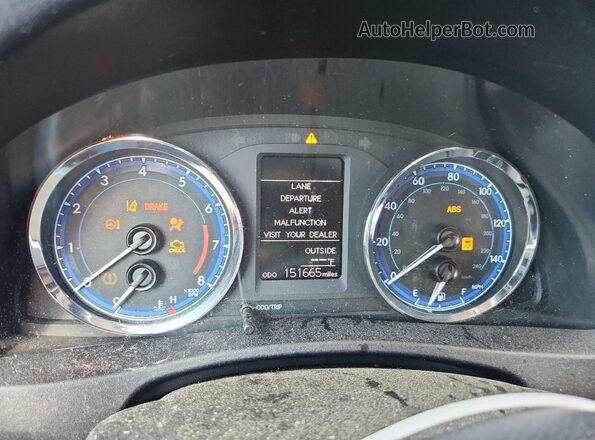 2T1BURHE1JC082765 2018 TOYOTA COROLLA Белый Вид щитка приборов