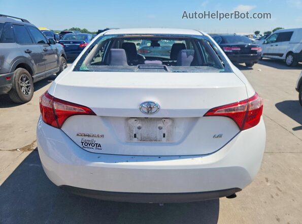 2T1BURHE1JC107616 2018 TOYOTA COROLLA White 