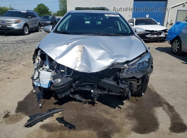 2T1BURHE1KC195648 2019 TOYOTA COROLLA Silver Вид спереду