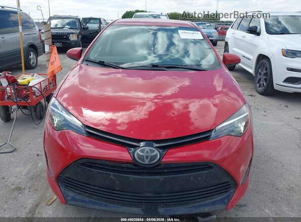 2T1BURHE1KC202856 2019 TOYOTA LL Red 