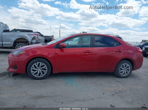 2T1BURHE1KC202856 2019 TOYOTA LL Red 