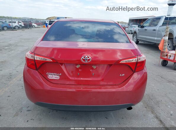 2T1BURHE1KC202856 2019 TOYOTA LL Red 