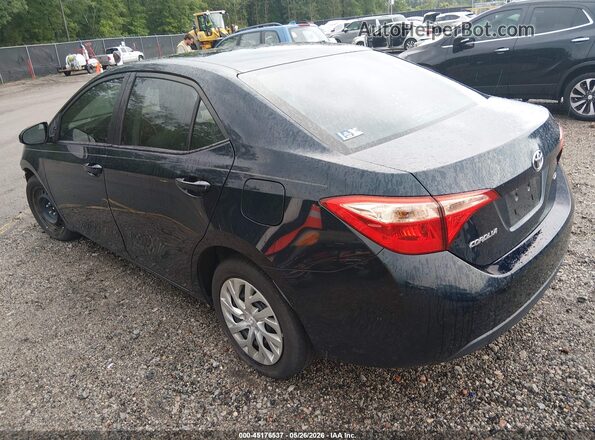 2T1BURHE1KC212822 2019 TOYOTA COROLLA Dark Blue Задняя левая четверть