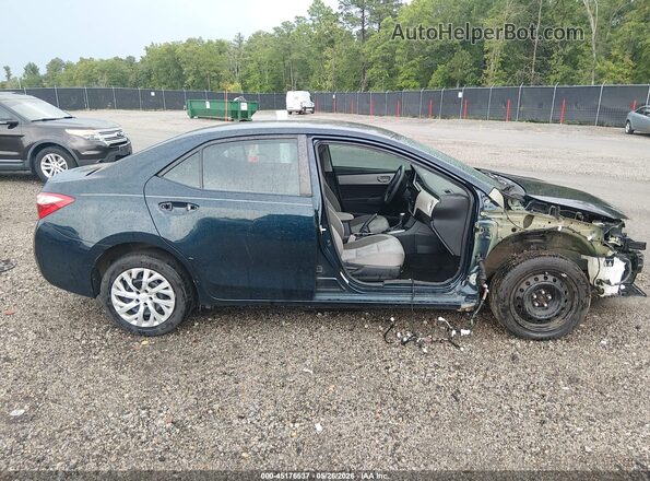 2T1BURHE1KC212822 2019 TOYOTA COROLLA Dark Blue Панорамный вид салона 360°
