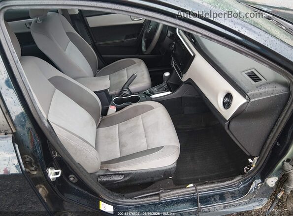 2T1BURHE1KC212822 2019 TOYOTA COROLLA Dark Blue Вид салона спереди