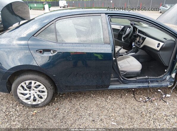2T1BURHE1KC212822 2019 TOYOTA COROLLA Dark Blue Вид спереди