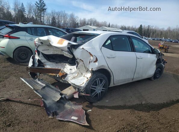 2T1BURHE1KC228972 2019 TOYOTA COROLLA White უკანა მარჯვენა