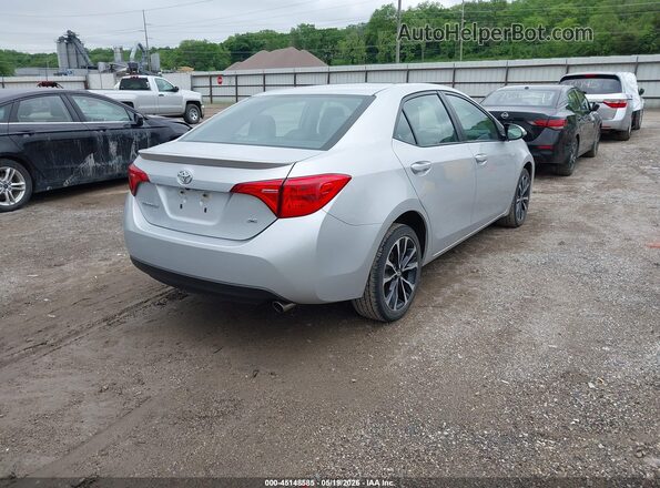 2T1BURHE1KC244542 2019 TOYOTA COROLLA Silver Задня права чверть