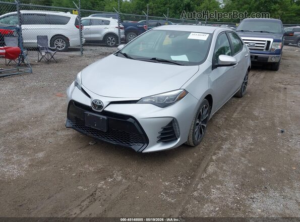 2T1BURHE1KC244542 2019 TOYOTA COROLLA Silver Передня ліва чверть