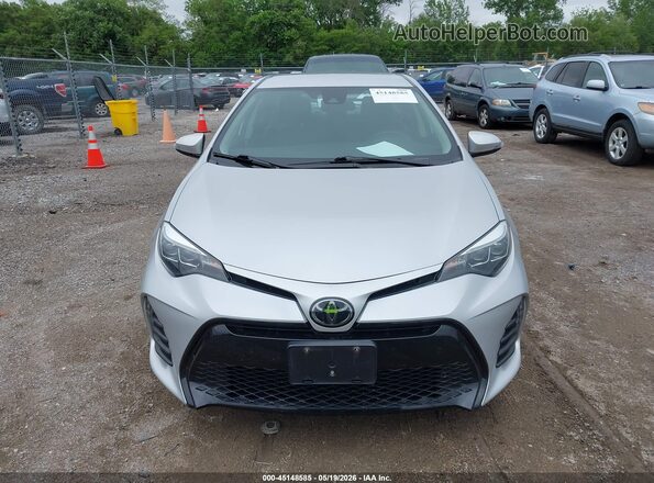 2T1BURHE1KC244542 2019 TOYOTA COROLLA Silver Вид щитка приладів