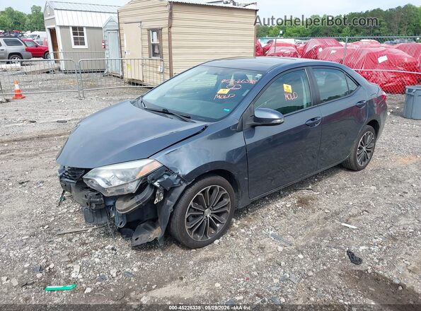 2T1BURHE2GC579574 2016 TOYOTA COROLLA Gray წინა მარცხენა ხედი სამი მეოთხედიდან