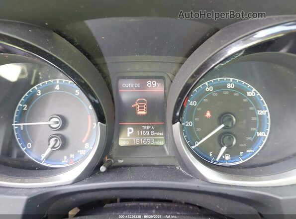 2T1BURHE2GC579574 2016 TOYOTA COROLLA Gray უკანა სავარძლების ხედი