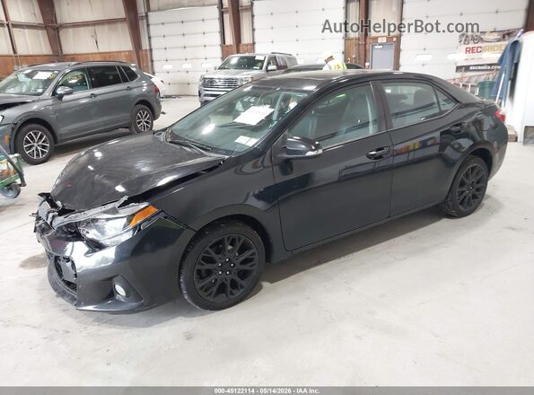 2T1BURHE2GC584791 2016 TOYOTA COROLLA Black Передня ліва чверть