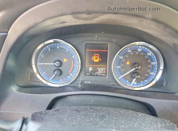 2T1BURHE2HC768596 2017 TOYOTA LL Черный Вид щитка приборов