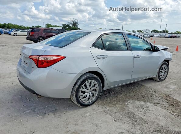 2T1BURHE2KC139878 2019 TOYOTA LL Silver Հետևի աջ