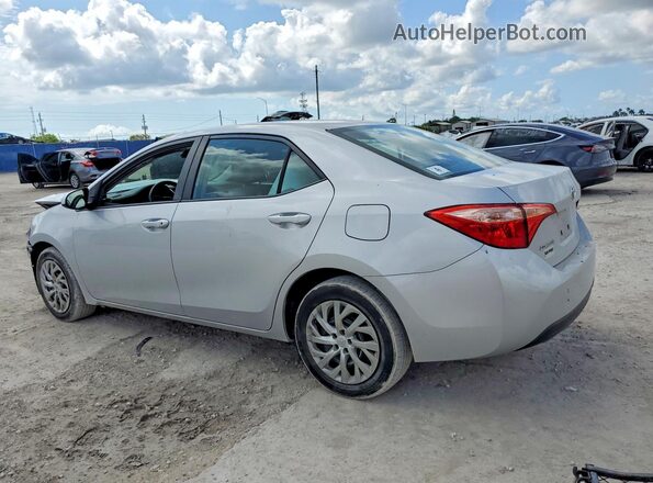 2T1BURHE2KC139878 2019 TOYOTA LL Silver Հետևի ձախ