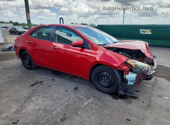 2T1BURHE2KC142277 2019 TOYOTA LL Red წინა მარჯვენა