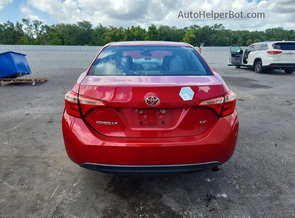 2T1BURHE2KC142277 2019 TOYOTA LL Red უკანა ხედი