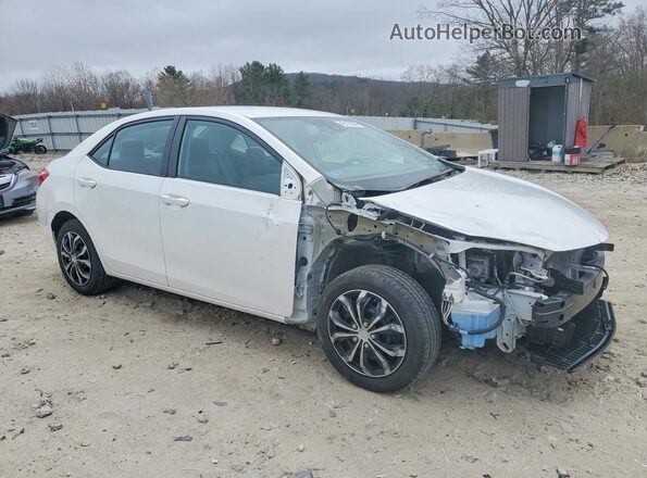 2T1BURHE2KC167311 2019 TOYOTA COROLLA Белый Передняя правая четверть