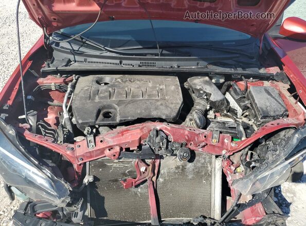 2T1BURHE2KC182858 2019 TOYOTA COROLLA Red 