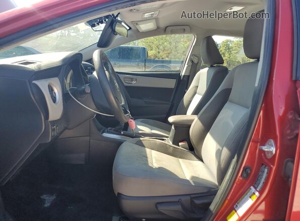 2T1BURHE2KC182858 2019 TOYOTA COROLLA Red 