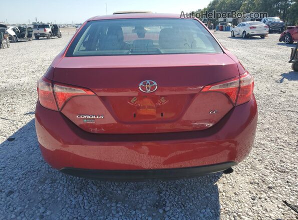 2T1BURHE2KC182858 2019 TOYOTA COROLLA Red 