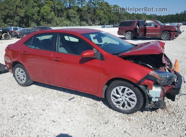 2T1BURHE2KC182858 2019 TOYOTA COROLLA Red 