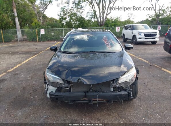 2T1BURHE2KC201263 2019 TOYOTA COROLLA Black Rear interior view