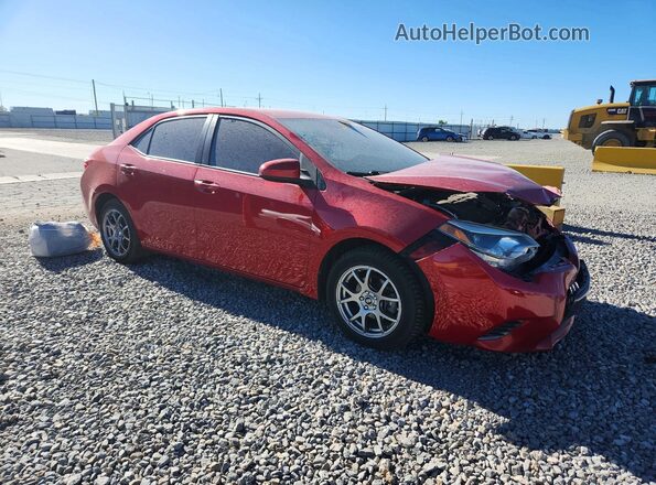 2T1BURHE3GC635568 2016 TOYOTA COROLLA Red 