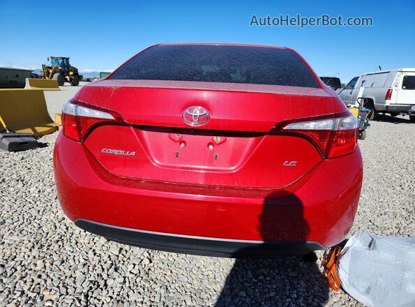 2T1BURHE3GC635568 2016 TOYOTA COROLLA Red 