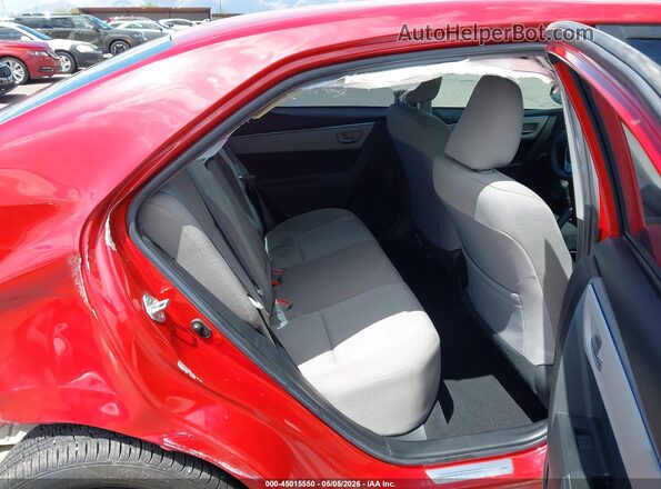 2T1BURHE3GC684673 2016 TOYOTA LL Red Vista de la etiqueta del VIN