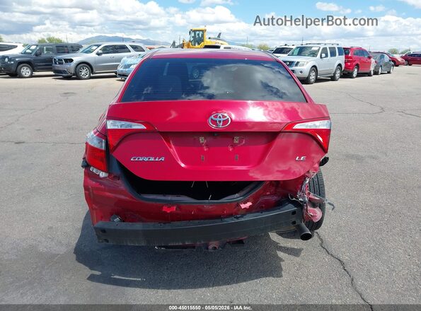 2T1BURHE3GC684673 2016 TOYOTA LL Red 
