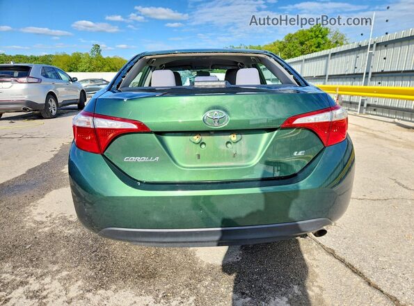 2T1BURHE3GC693437 2016 TOYOTA COROLLA Green 
