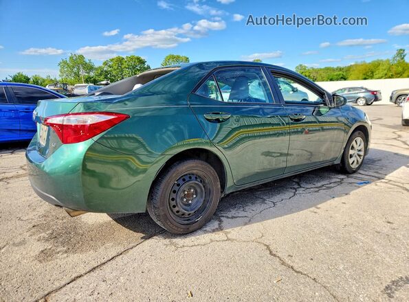 2T1BURHE3GC693437 2016 TOYOTA COROLLA Green 