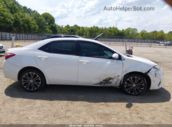 2T1BURHE3GC739624 2016 TOYOTA COROLLA White Вид щитка приладів