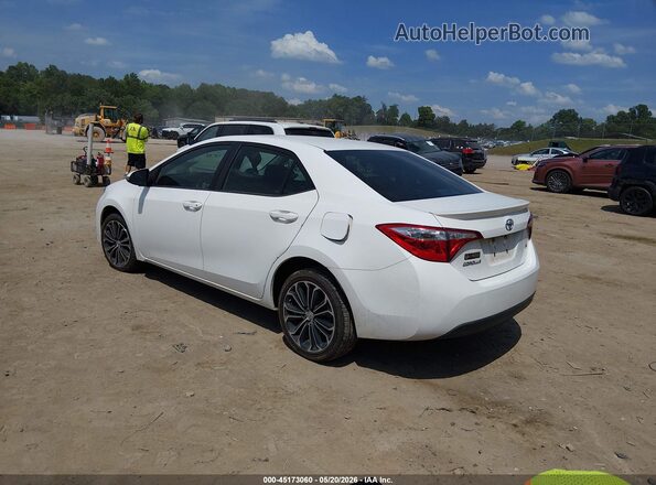 2T1BURHE3GC739624 2016 TOYOTA COROLLA White Задня ліва чверть