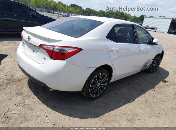 2T1BURHE3GC739624 2016 TOYOTA COROLLA White Задня права чверть