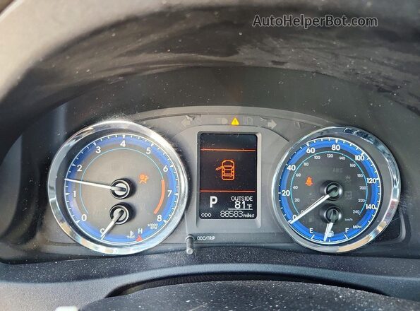 2T1BURHE3HC868013 2017 TOYOTA COROLLA Gray Vista del cuadro de instrumentos