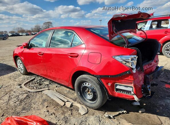 2T1BURHE3HC880484 2017 TOYOTA LL Burgundy Задня ліва чверть