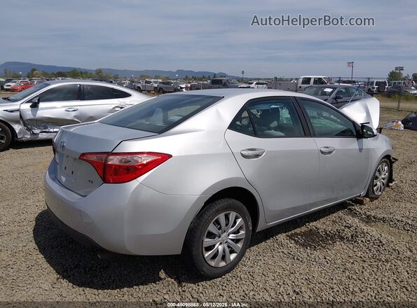 2T1BURHE3JC041425 2018 TOYOTA LL Silver Задня права чверть